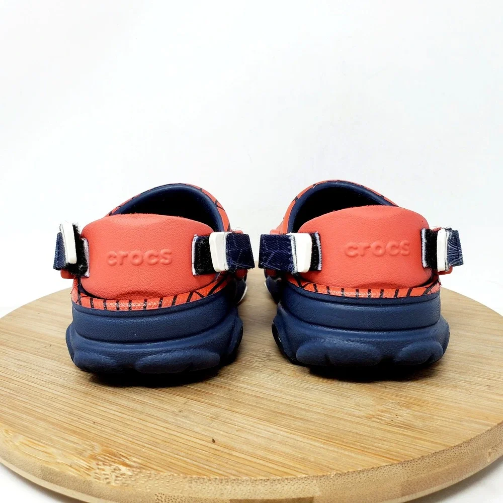 Crocs Spiderman Sandals Kids 8 Red Blue Marvel All Terrain Clog Boys Girls Shoes